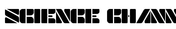 Science Channel font preview